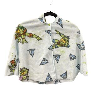 Carseat Cape With Hood Youth One Size Fits Most Ages 12mo-5yrs Ninja Turtles
